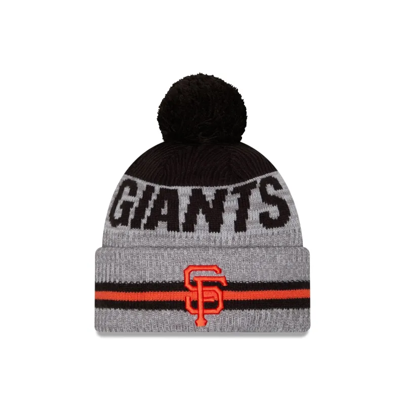 San Francisco Giants Runner Pom Knit Hat sold by New Era