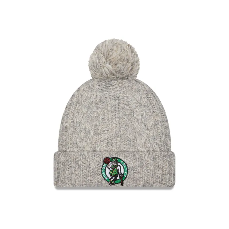Boston Celtics Shimmer Pom Knit Hat sold by New Era