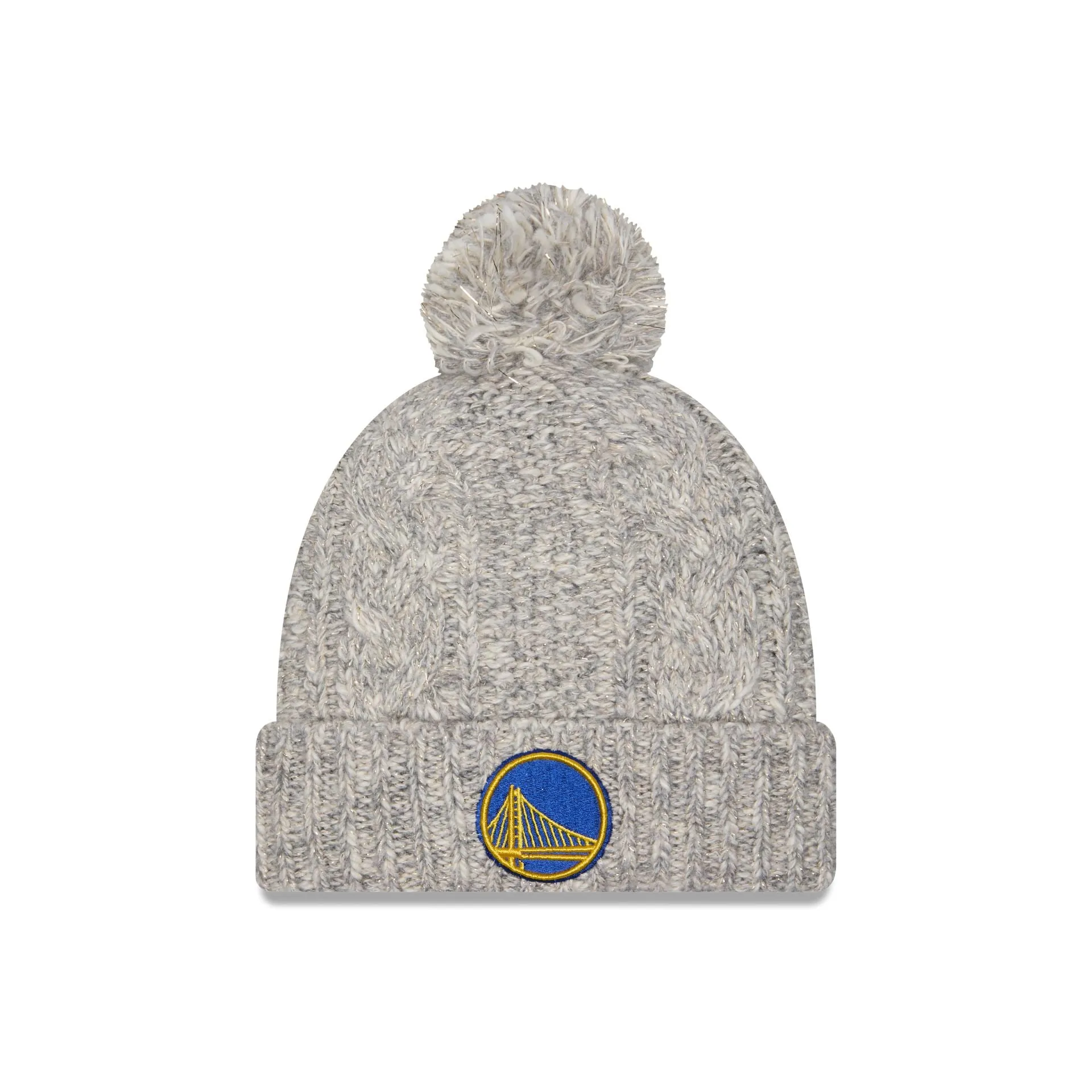 Golden State Warriors Shimmer Pom Knit Hat sold by New Era
