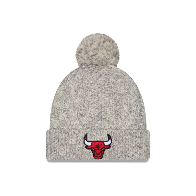 Chicago Bulls Shimmer Pom Knit Hat sold by New Era