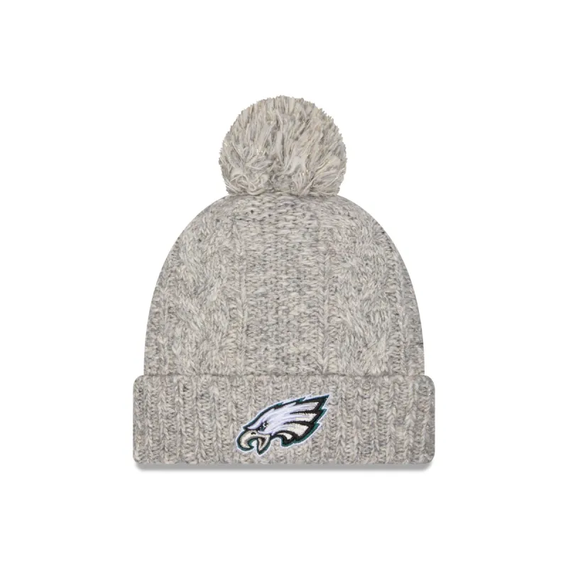 Philadelphia Eagles Shimmer Pom Knit Hat sold by New Era
