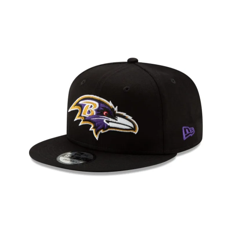 Baltimore Ravens Black 9FIFTY Snapback Hat sold by New Era