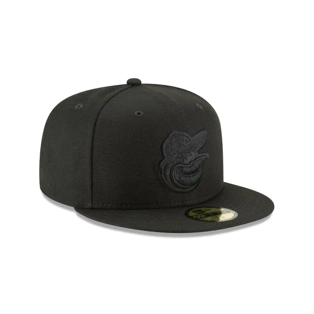 Baltimore Orioles Blackout Basic 59FIFTY Fitted Hat sold by New Era product image thumbnail 3