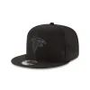 Atlanta Falcons Black On Black 9FIFTY Snapback Hat sold by New Era