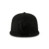 Atlanta Falcons Black On Black 9FIFTY Snapback Hat sold by New Era