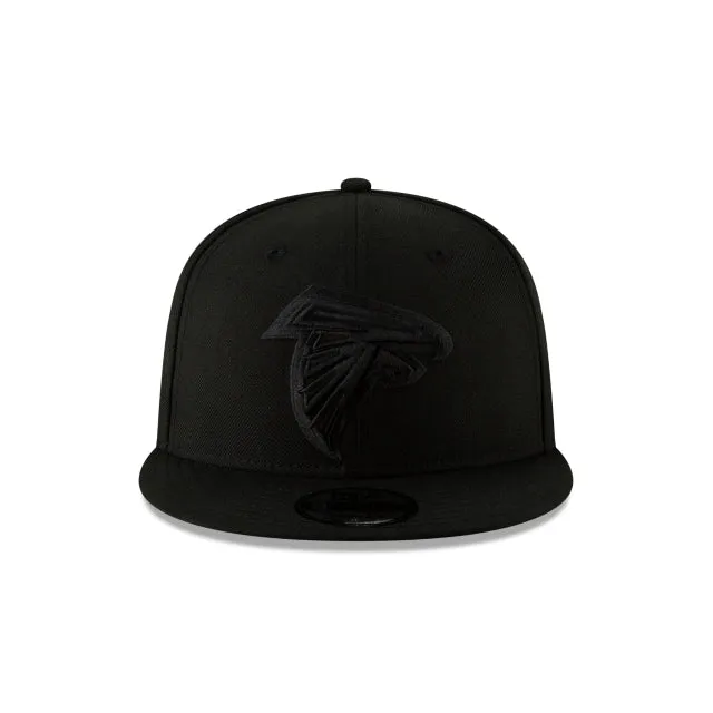 Atlanta Falcons Black On Black 9FIFTY Snapback Hat sold by New Era product image thumbnail 3