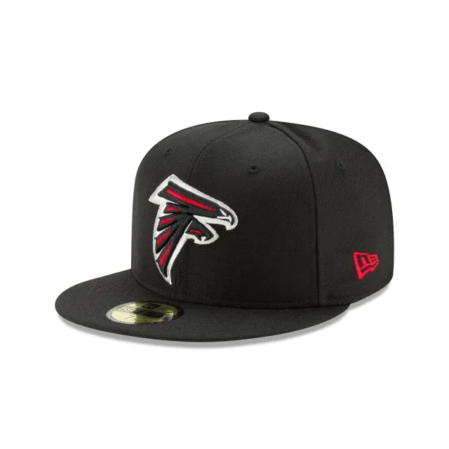 Atlanta Falcons Black 59FIFTY Fitted Hat sold by New Era
