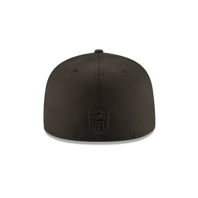 Atlanta Falcons Black On Black 59FIFTY Fitted Hat sold by New Era product image thumbnail 4