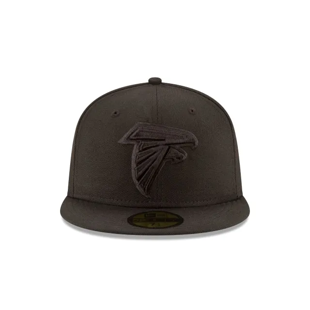 Atlanta Falcons Black On Black 59FIFTY Fitted Hat sold by New Era product image thumbnail 2