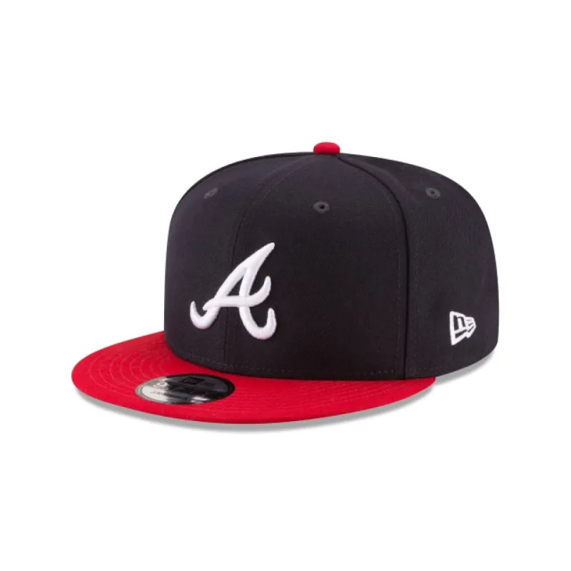 Atlanta Braves Team Color Basic 9FIFTY Snapback Hat sold by New Era