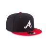 Atlanta Braves Team Color Basic 9FIFTY Snapback Hat sold by New Era