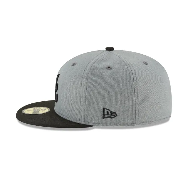 Atlanta Braves Storm Gray Basic 59FIFTY Fitted Hat sold by New Era product image thumbnail 5
