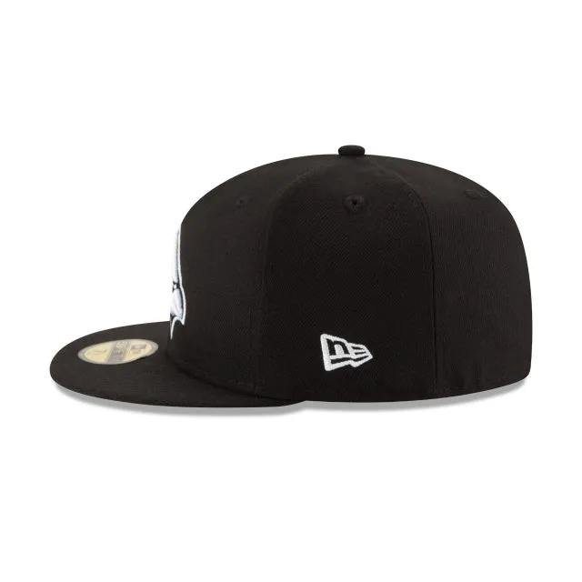 Arizona Cardinals Black & White 59FIFTY Fitted Hat sold by New Era product image thumbnail 4