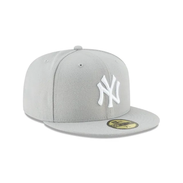 New York Yankees Gray Basic 59FIFTY Fitted Hat sold by New Era product image thumbnail 3