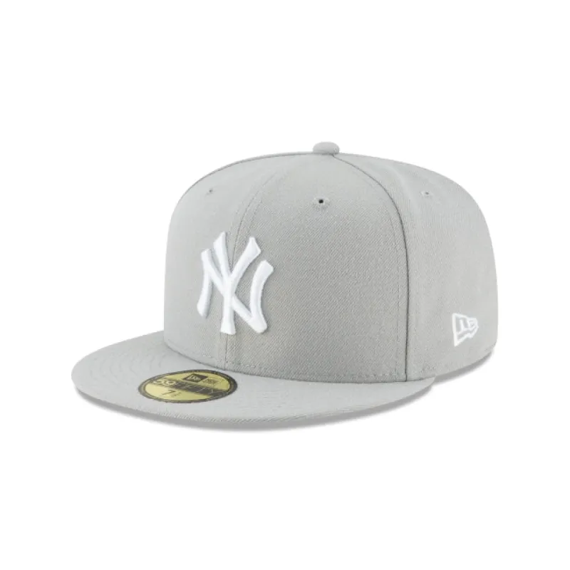 New York Yankees Gray Basic 59FIFTY Fitted Hat sold by New Era