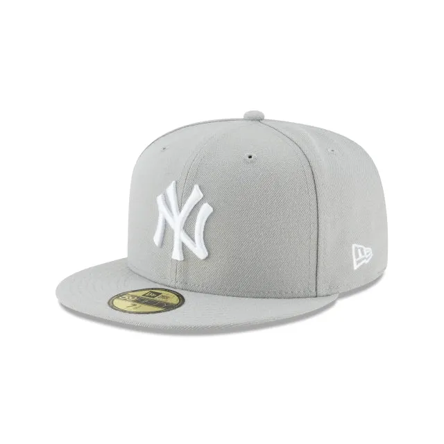 New York Yankees Gray Basic 59FIFTY Fitted Hat sold by New Era