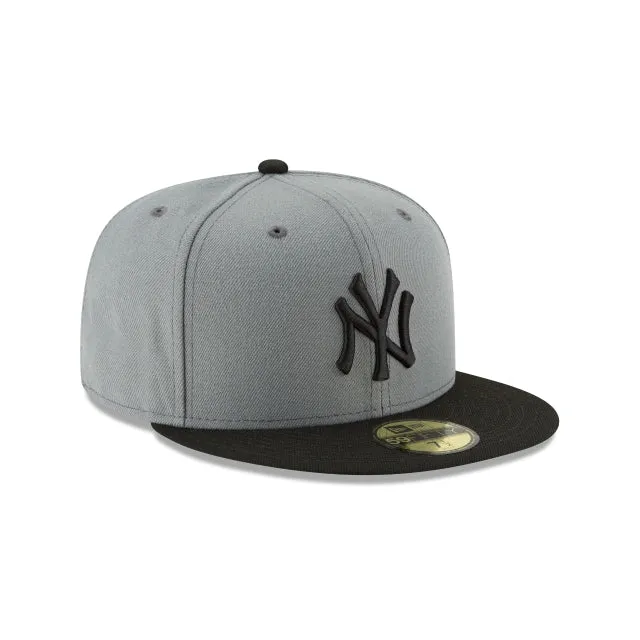 New York Yankees Storm Gray Basic 59FIFTY Fitted Hat sold by New Era product image thumbnail 3