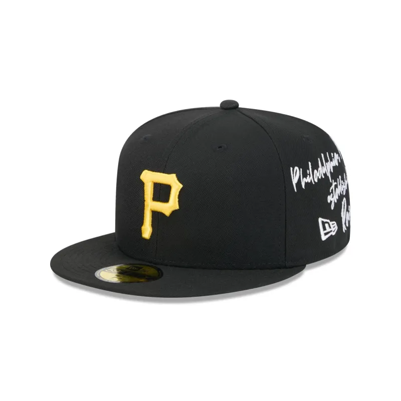 Pittsburgh Pirates Team Verbiage 59FIFTY Fitted Hat sold by New Era