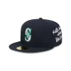 Seattle Mariners Team Verbiage 59FIFTY Fitted Hat sold by New Era