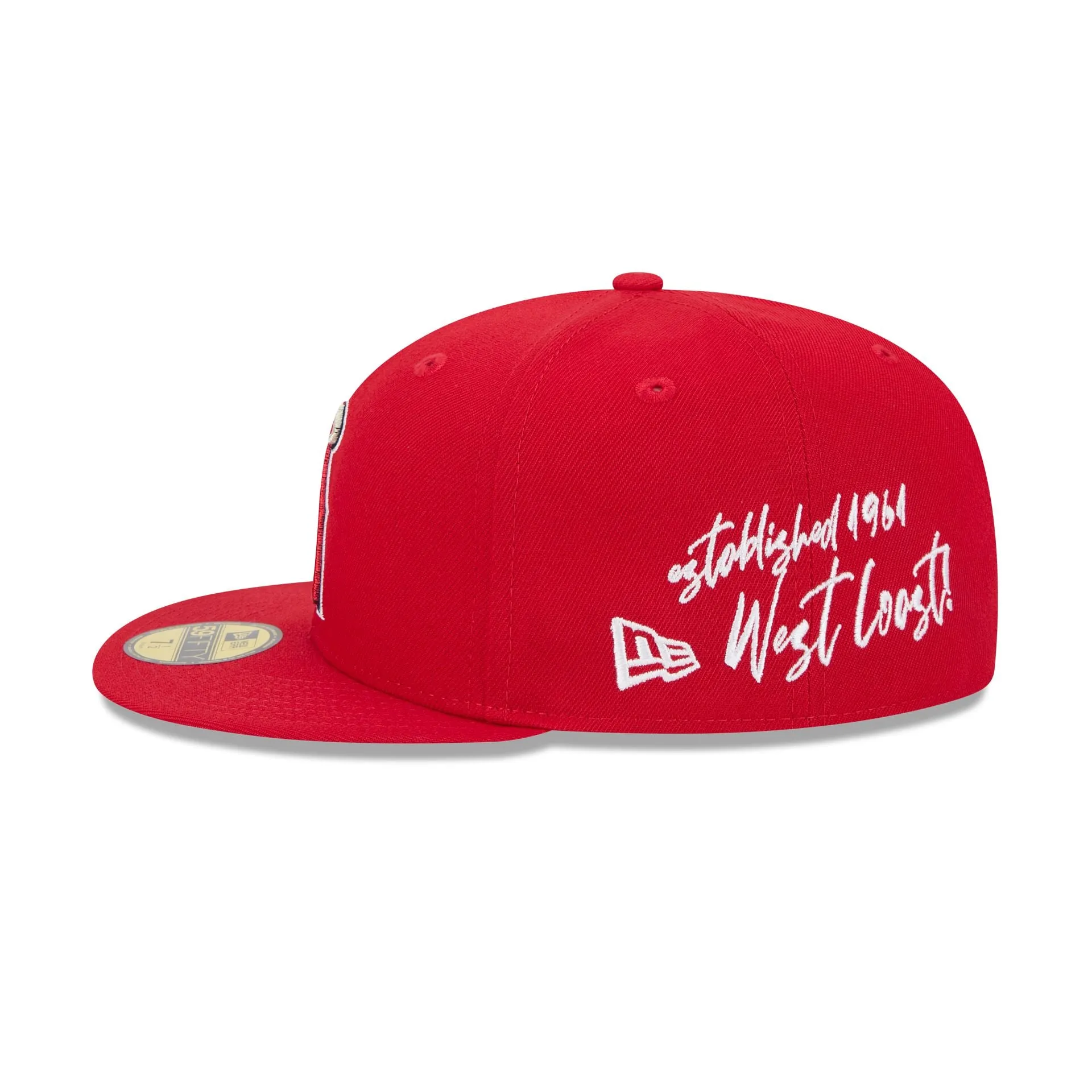 Los Angeles Angels Team Verbiage 59FIFTY Fitted Hat sold by New Era product image thumbnail 4