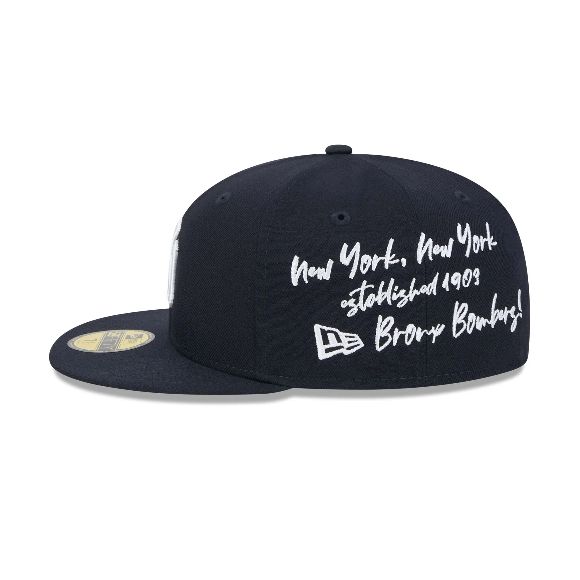 New York Yankees Team Verbiage 59FIFTY Fitted Hat sold by New Era product image thumbnail 4
