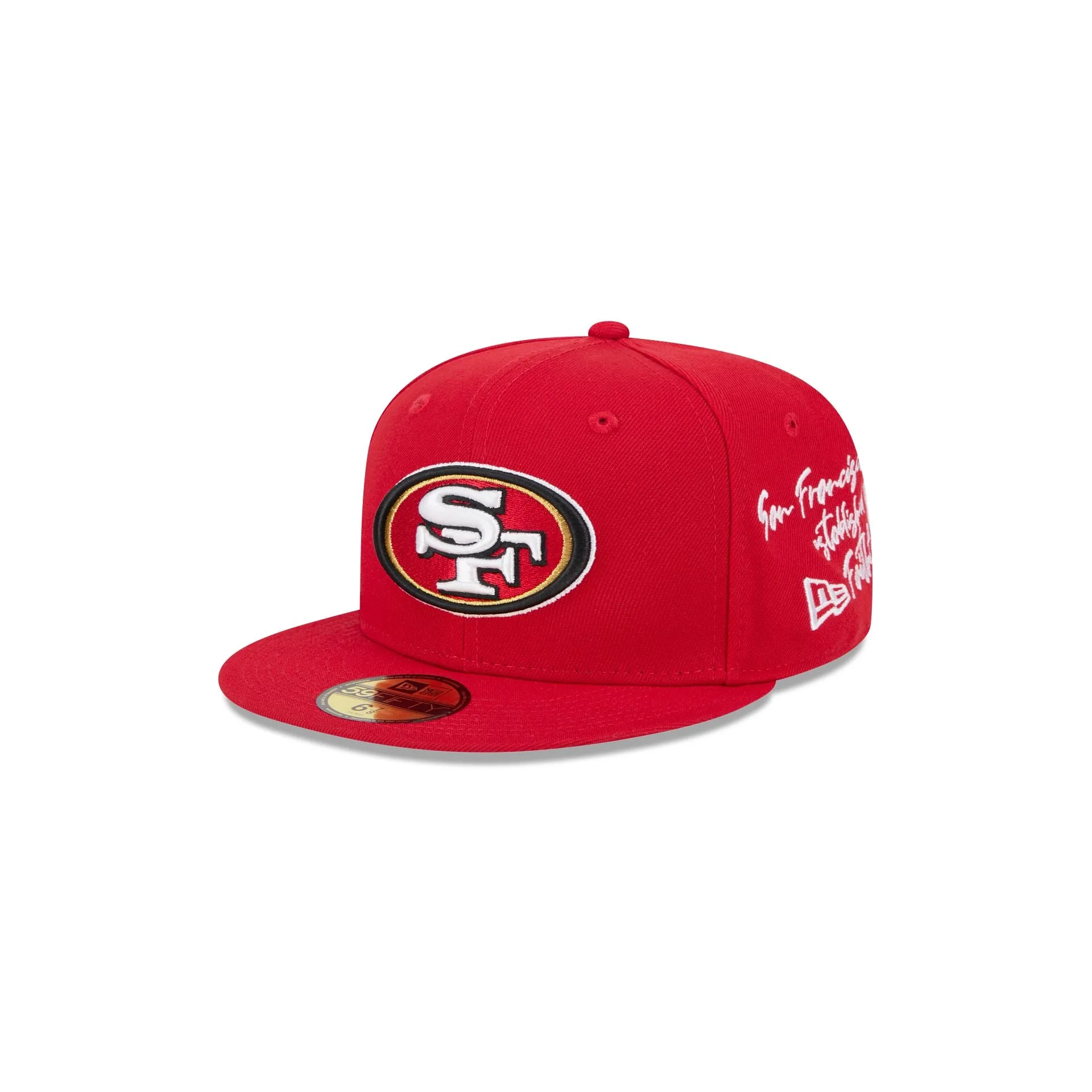 San Francisco 49ers Team Verbiage 59FIFTY Fitted Hat sold by New Era