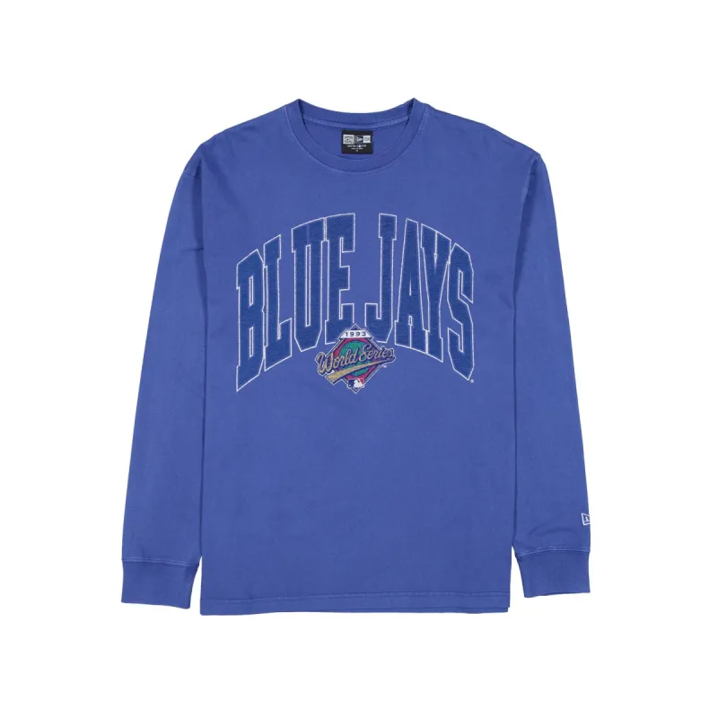 Toronto Blue Jays Oversized Essentials Long Sleeve T-Shirt sold by New Era