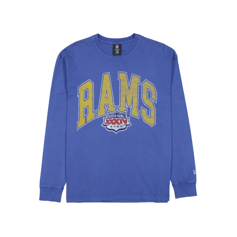 Los Angeles Rams Oversized Essentials Long Sleeve T-Shirt sold by New Era