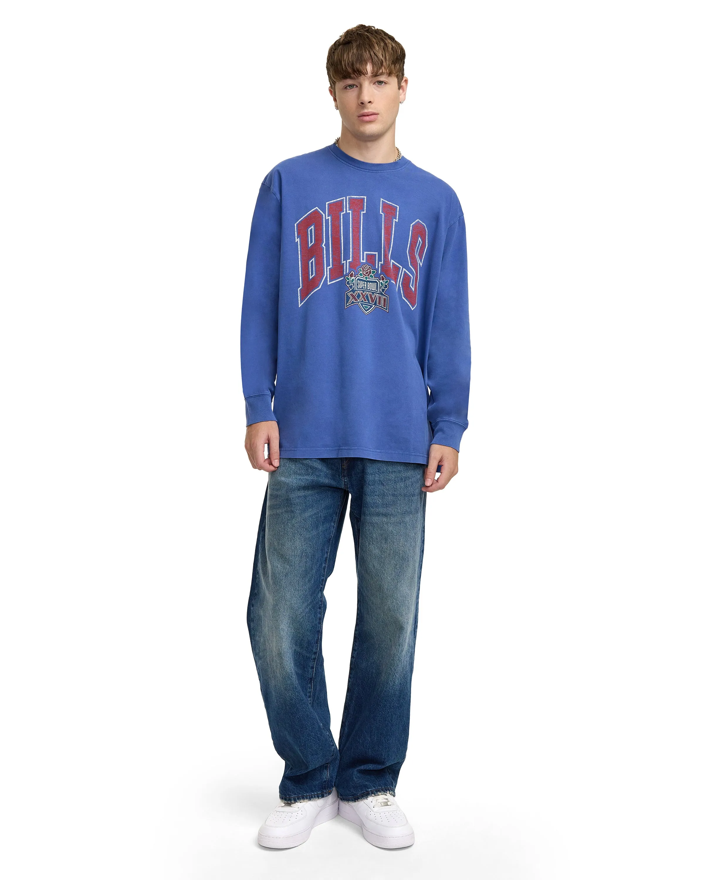 Los Angeles Rams Oversized Essentials Long Sleeve T-Shirt sold by New Era product image thumbnail 4