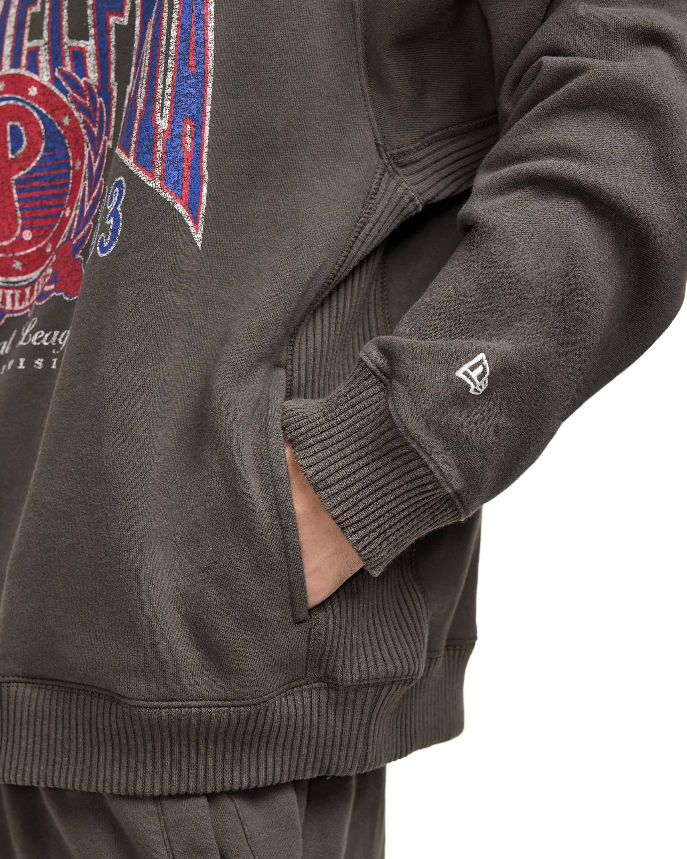 Atlanta Braves Oversized Essentials Hoodie sold by New Era product image thumbnail 4