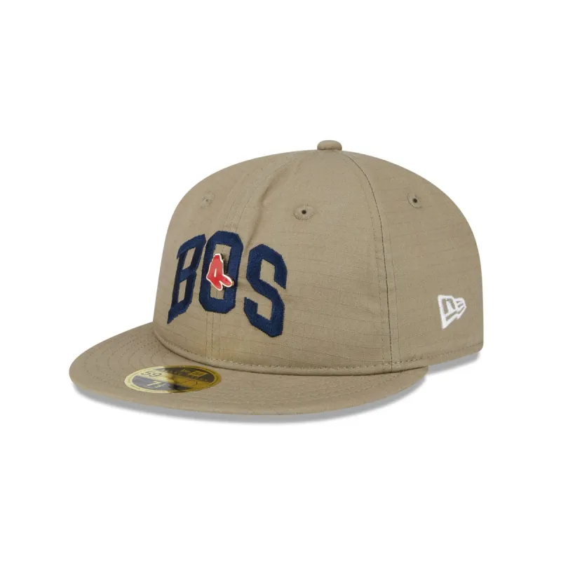 Boston Red Sox Logo Pin Retro Crown 59FIFTY Fitted Hat sold by New Era