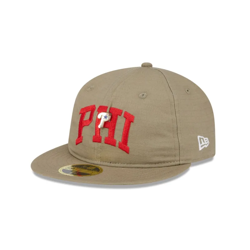Philadelphia Phillies Logo Pin Retro Crown 59FIFTY Fitted Hat sold by New Era