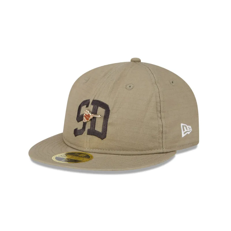 San Diego Padres Logo Pin Retro Crown 59FIFTY Fitted Hat sold by New Era