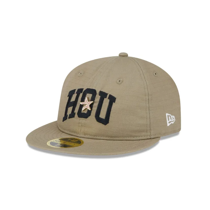 Houston Astros Logo Pin Retro Crown 59FIFTY Fitted Hat sold by New Era