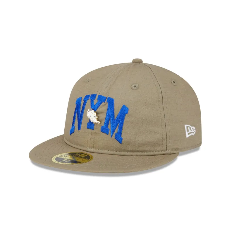 New York Mets Logo Pin Retro Crown 59FIFTY Fitted Hat sold by New Era