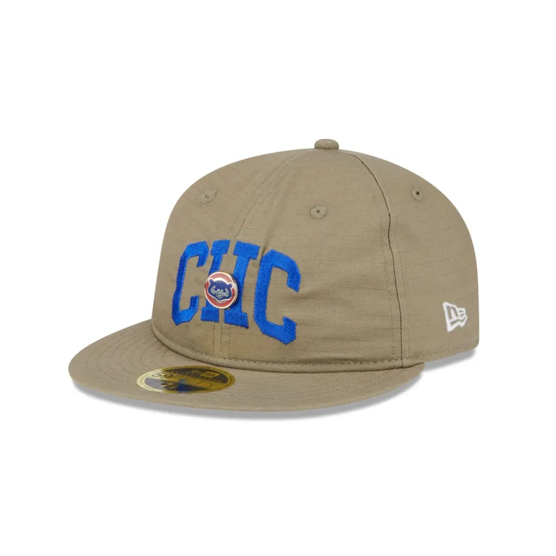 Chicago Cubs Logo Pin Retro Crown 59FIFTY Fitted Hat sold by New Era