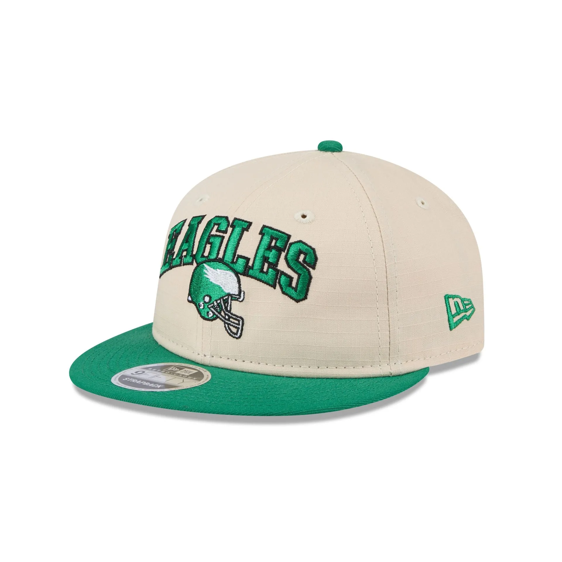 Philadelphia Eagles Historic Helmet Retro Crown 9FIFTY Snapback Hat sold by New Era