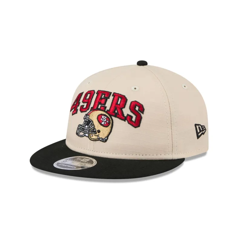 San Francisco 49ers Historic Helmet Retro Crown 9FIFTY Snapback Hat sold by New Era