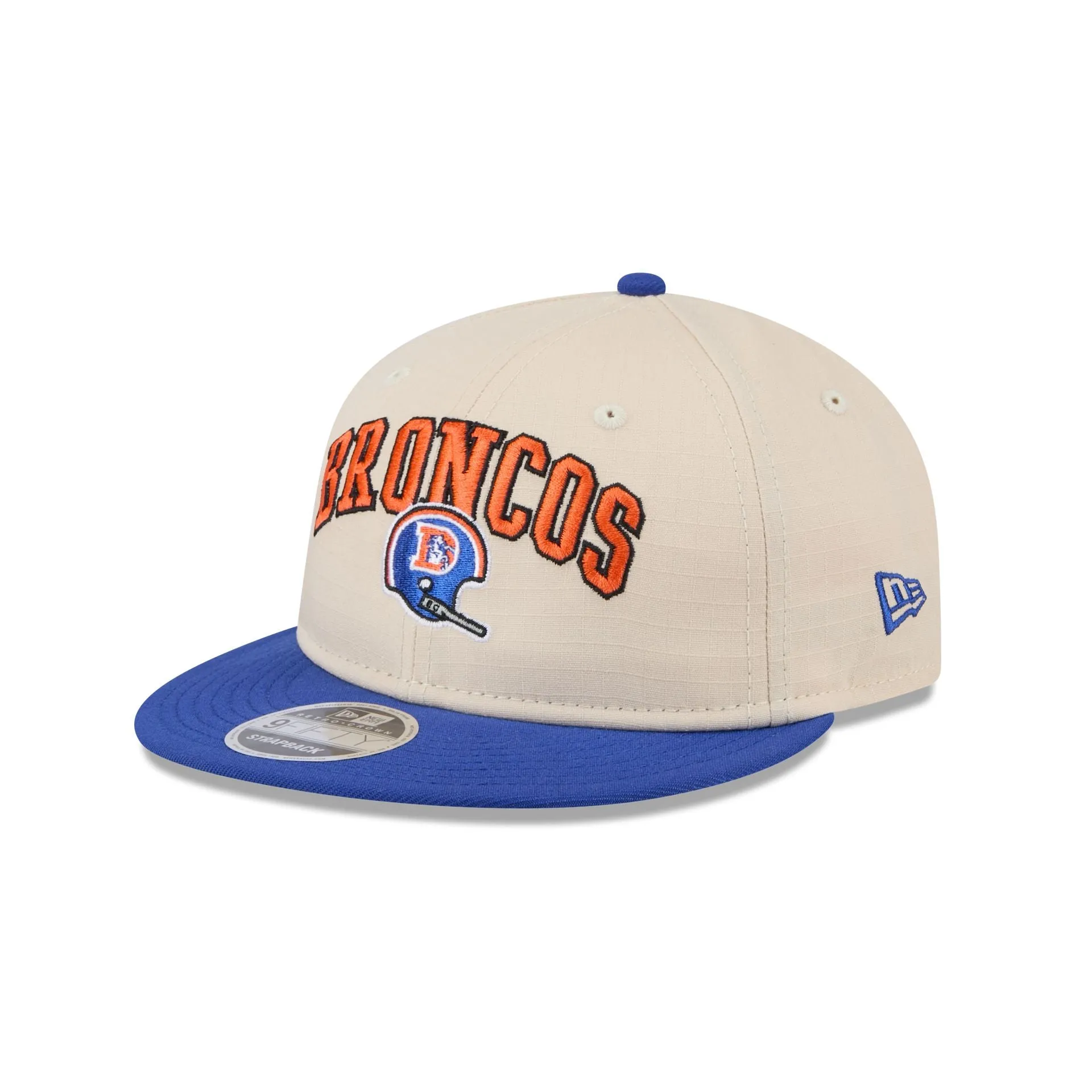 Denver Broncos Historic Helmet Retro Crown 9FIFTY Snapback Hat sold by New Era
