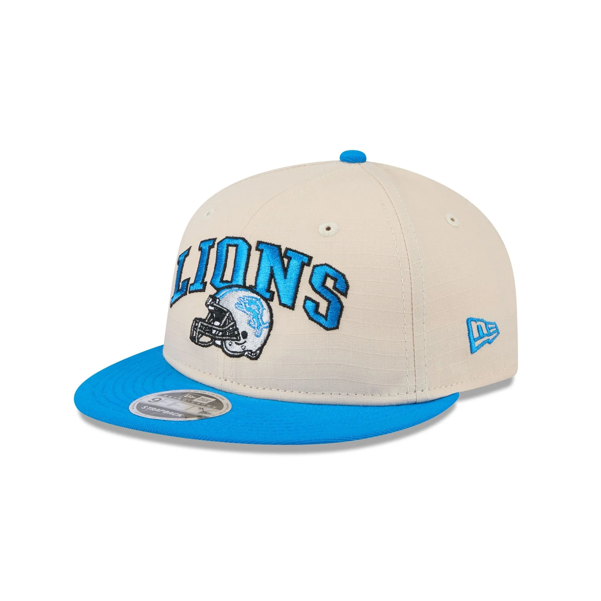 Detroit Lions Historic Helmet Retro Crown 9FIFTY Snapback Hat sold by New Era