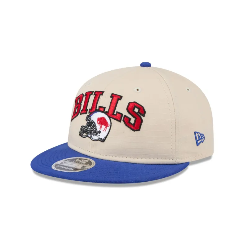 Buffalo Bills Historic Helmet Retro Crown 9FIFTY Snapback Hat sold by New Era