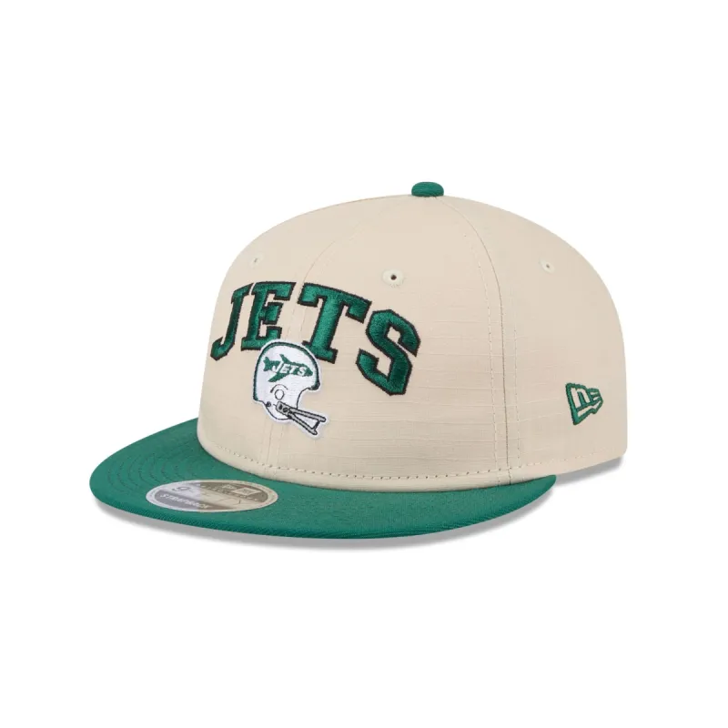 New York Jets Historic Helmet Retro Crown 9FIFTY Snapback Hat sold by New Era