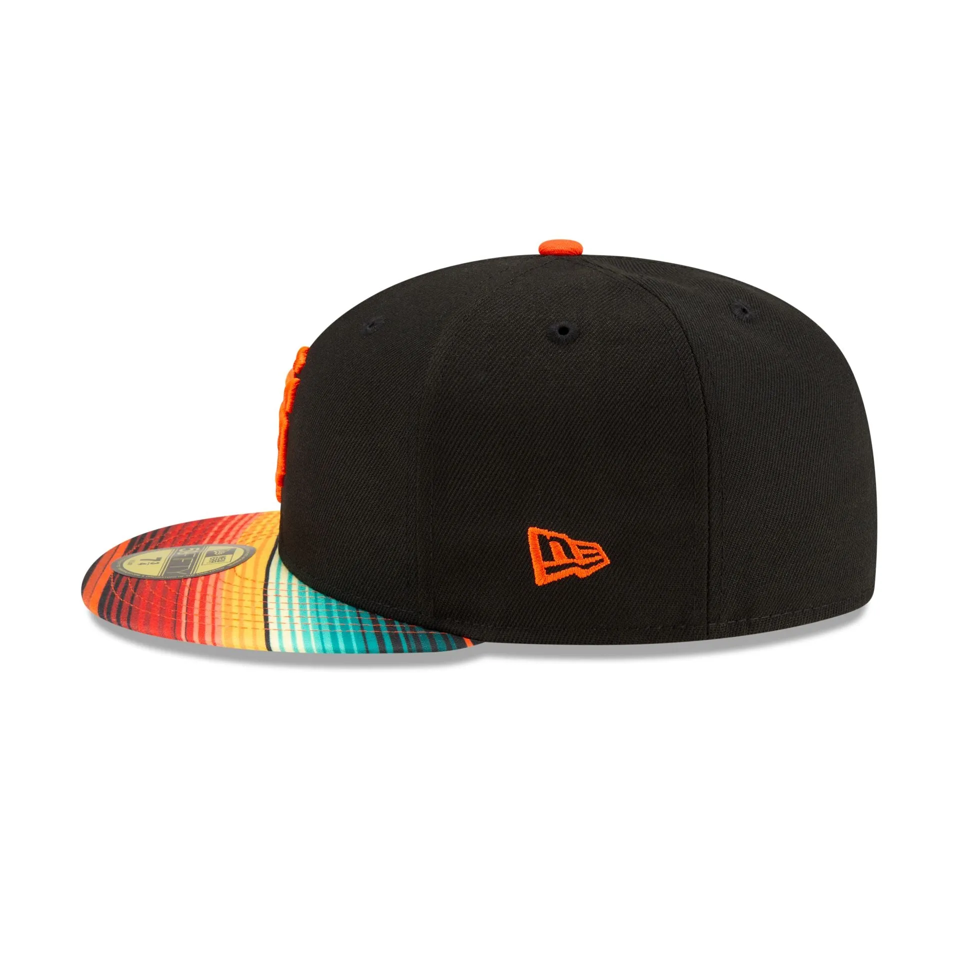 San Francisco Giants Turn Back the Clock Pattern Visor 59FIFTY Fitted Hat sold by New Era product image thumbnail 4