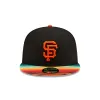 San Francisco Giants Turn Back the Clock Pattern Visor 59FIFTY Fitted Hat sold by New Era
