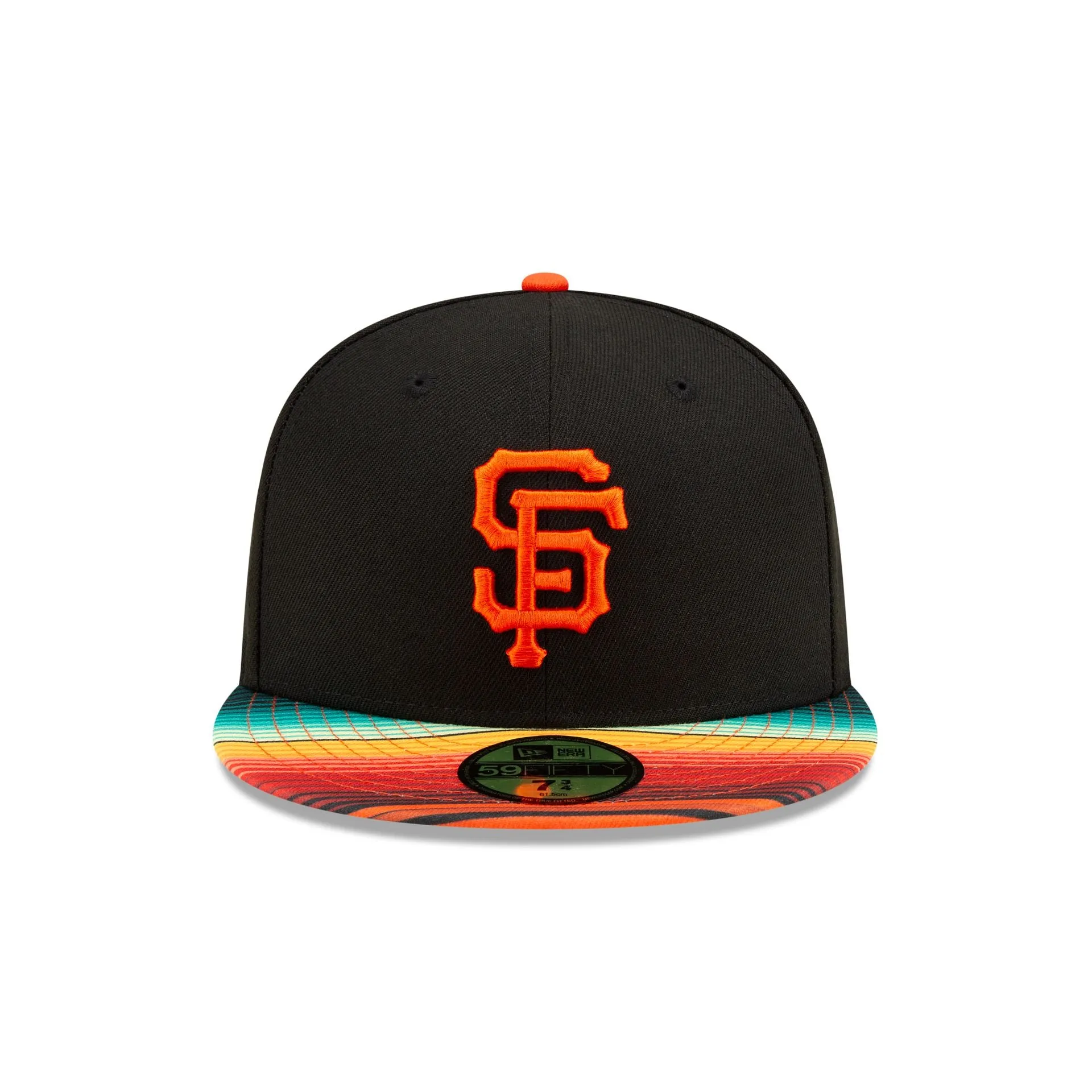 San Francisco Giants Turn Back the Clock Pattern Visor 59FIFTY Fitted Hat sold by New Era product image thumbnail 2
