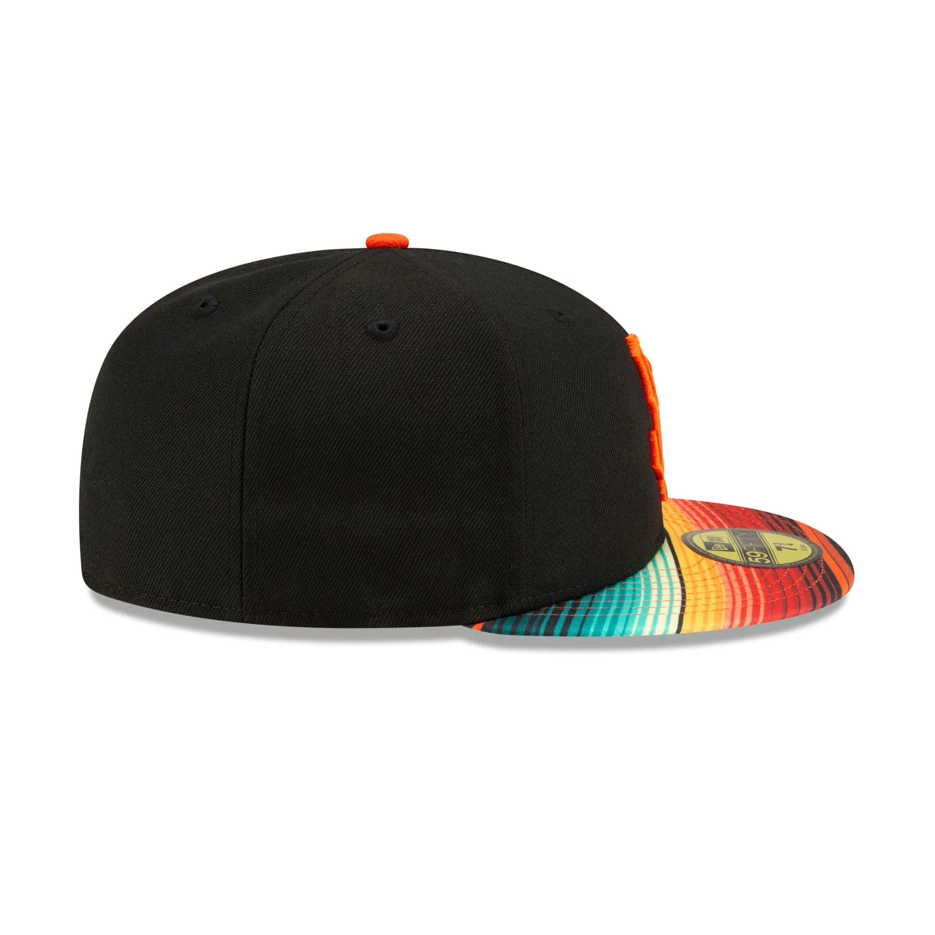San Francisco Giants Turn Back the Clock Pattern Visor 59FIFTY Fitted Hat sold by New Era product image thumbnail 5