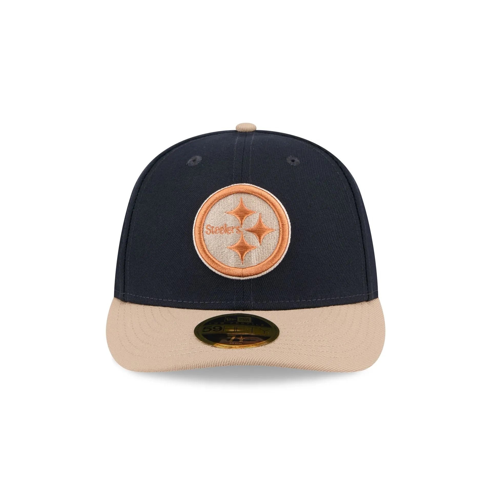 Pittsburgh Steelers Blue Ivory Low Profile 59FIFTY Fitted Hat sold by New Era product image thumbnail 2