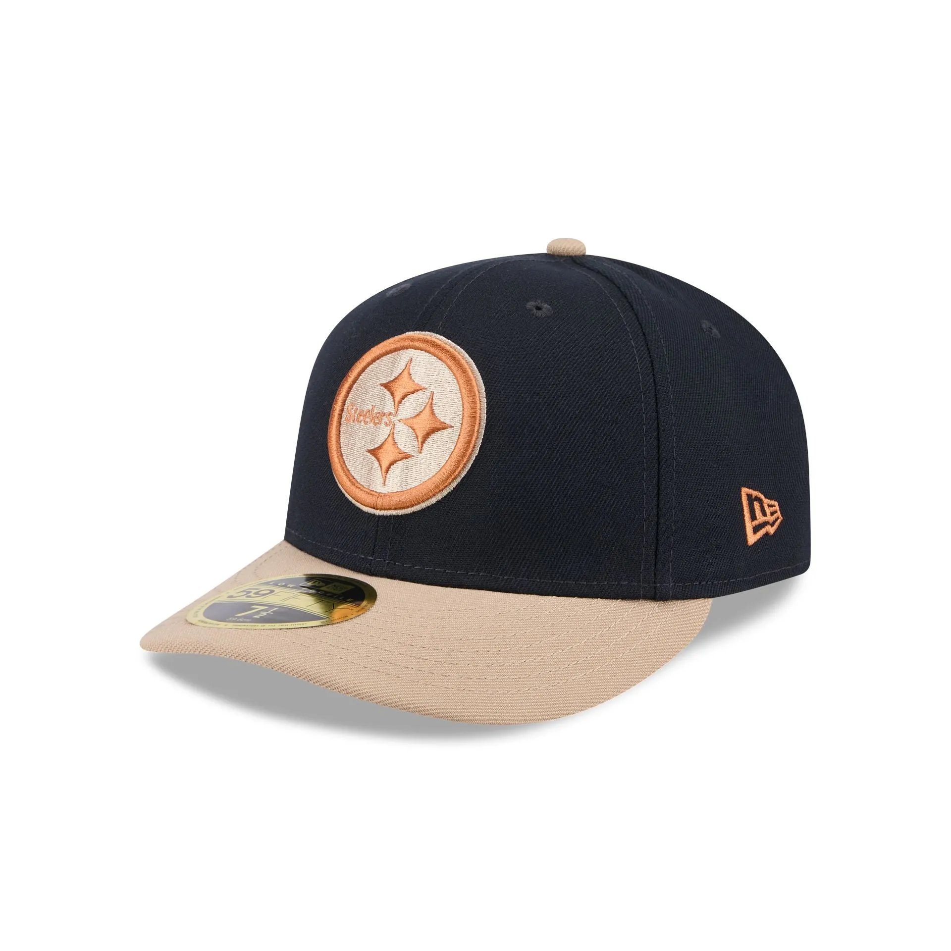 Pittsburgh Steelers Blue Ivory Low Profile 59FIFTY Fitted Hat sold by New Era product image thumbnail 3