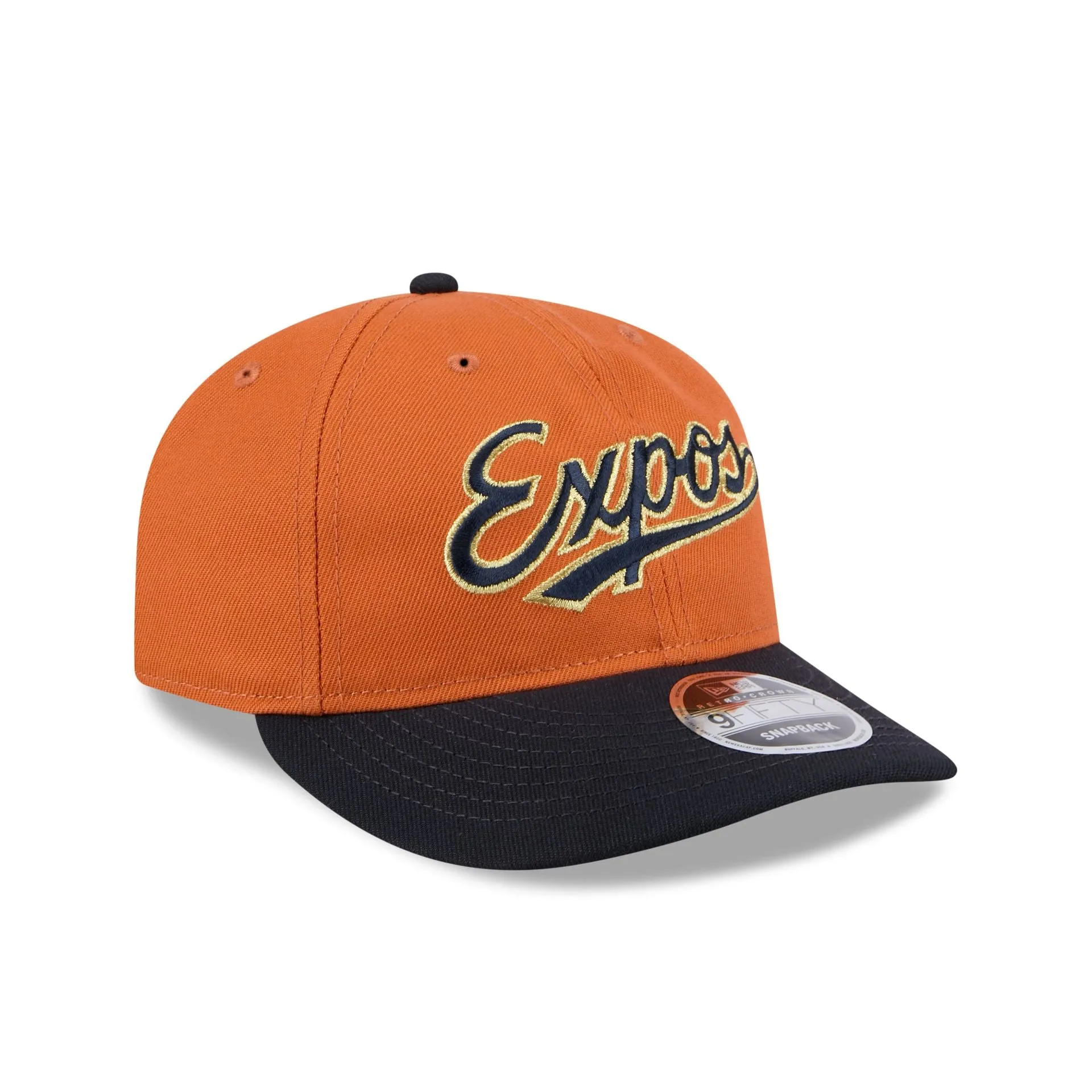 Montreal Expos Gold Wood Retro Crown 9FIFTY Snapback Hat sold by New Era product image thumbnail 3