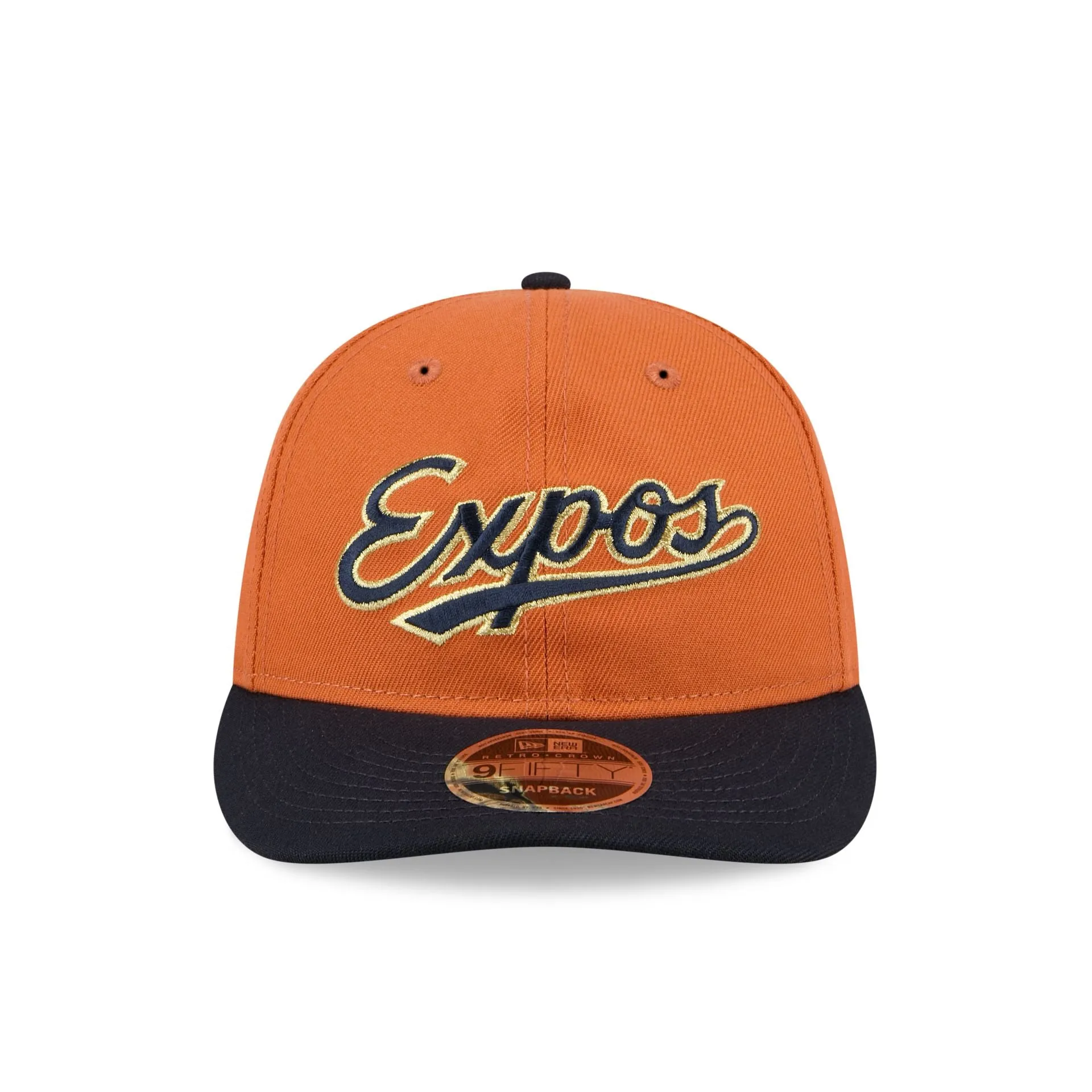 Montreal Expos Gold Wood Retro Crown 9FIFTY Snapback Hat sold by New Era product image thumbnail 2